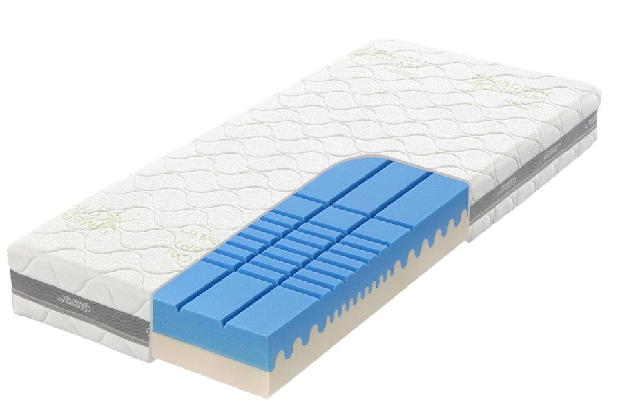 Kétféle keménységi érzet - 3 és 4 | Hab matrac | Magassága 20 cm | Terhelhetőség 140 kg | Jótállás 5 év