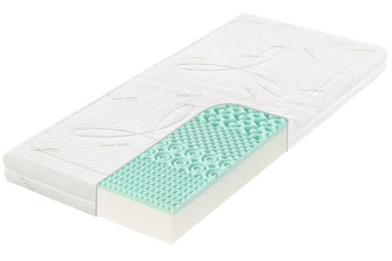 Kétféle keménységi érzet - 2 és 3 | Hab matrac | Magassága 19 cm | Terhelhetőség 130 kg | Jótállás 2 év