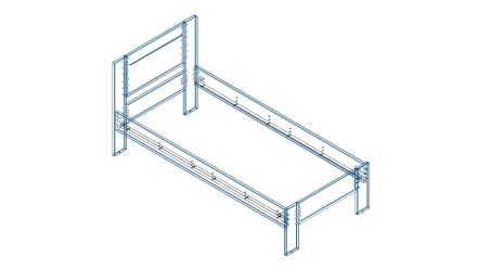 Minőségi ágyat keres, mellyel évekig meg lesz elégedve? Ne keressen tovább.<br> Az Amien ágy praktikus és egyszerű fejvéggel a megfelelő választás.