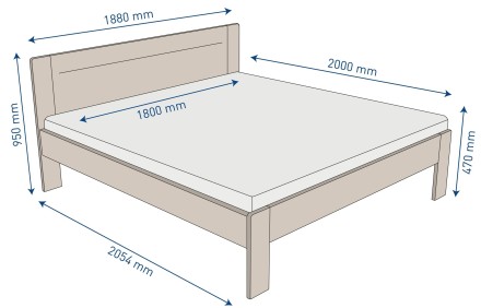 Minőségi ágyat keres, mellyel évekig meg lesz elégedve? Ne keressen tovább. Az Amien ágy praktikus és egyszerű fejvéggel a megfelelő választás.