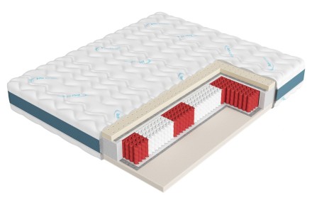 4 - kemény | Rugós matracok | Magassága 21 cm | Terhelhetőség 130 kg | Jótállás 15 év