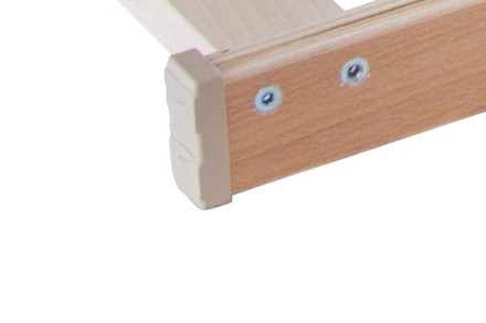 Az ágyrács teljes magassága csupán 5 cm, így alkalmas olyan fekvőhelyekre is, ahol a matrac nagyon kiemelkedik az ágyfelső széle fölé.