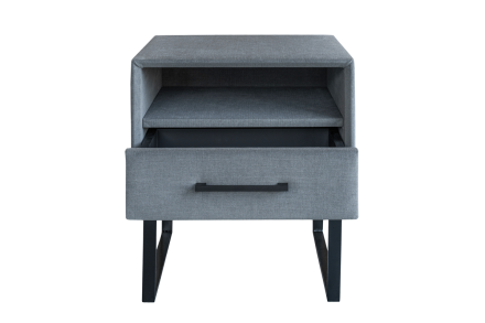 Modern éjjeliszekrény indusztriális stílusban