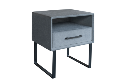 Modern éjjeliszekrény indusztriális stílusban