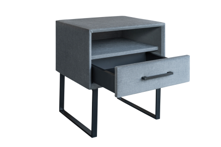 Modern éjjeliszekrény indusztriális stílusban