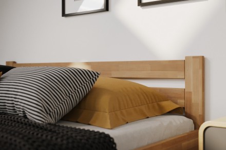 Tömör bükk vagy tölgy ágy