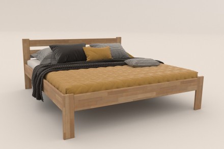 Tömör bükk vagy tölgy ágy