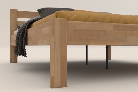 Tömör bükk vagy tölgy ágy