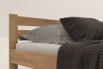 Tömör bükk vagy tölgy ágy