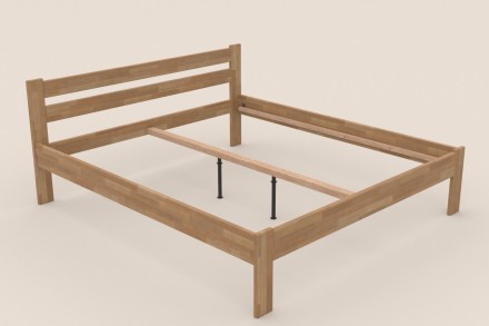 Tömör bükk vagy tölgy ágy