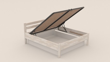 Tömör bükk vagy tölgy ágy