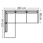 A Bolzano kanapé skandináv dizájnos, letisztult vonalvezetésű, bármely enteriőrbe tökéletesen illeszkedik.