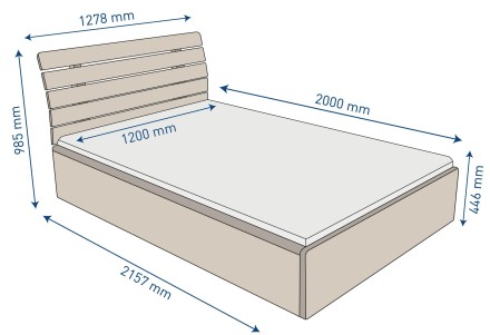 Teljes egészében masszív bükk- vagy tölgyfából készült ágyról van szó, és pontosan a fa az, ami minden hálószobába elviszi a természet utánozhatatlan illatát és harmóniáját.