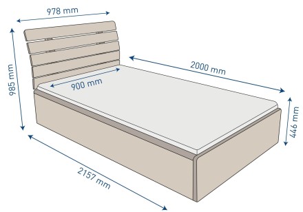 Teljes egészében masszív bükk- vagy tölgyfából készült ágyról van szó, és pontosan a fa az, ami minden hálószobába elviszi a természet utánozhatatlan illatát és harmóniáját.