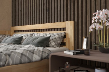 Szereti a fa illatát és az utánozhatatlan atmoszférát, amivel megtölti a hálószobát? Ha igen, a Lola masszív ágyat Önnemk alkottuk meg!