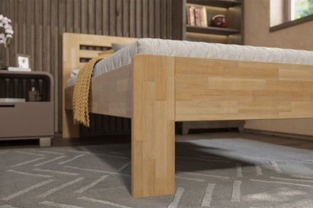 Szereti a fa illatát és az utánozhatatlan atmoszférát, amivel megtölti a hálószobát? Ha igen, a Lola masszív ágyat Önnemk alkottuk meg!