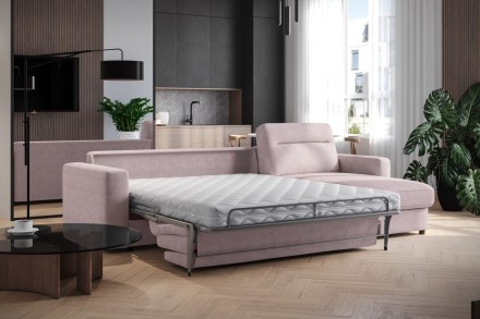 Az időtlen kialakítású, mindennapi alváshoz alkalmas Lugano kanapéágy egyszerűségével és eleganciájával nyűgözi le.