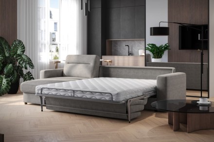Az időtlen kialakítású, mindennapi alváshoz alkalmas Lugano kanapéágy egyszerűségével és eleganciájával nyűgözi le.