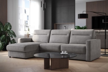 Az időtlen kialakítású, mindennapi alváshoz alkalmas Lugano kanapéágy egyszerűségével és eleganciájával nyűgözi le.