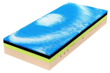 Kétféle keménységi érzet - 2 és 3 | Hab matrac | Magassága 25 cm | Terhelhetőség 150 kg | Jótállás 10 év