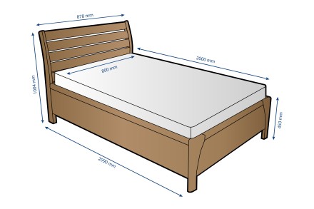 A Maja tömörfa ágy több előnnyel is rendelkezik - ezek közé tartozik például a kiváló minőségű alapanyag és az 5 éves meghosszabbított jótállás.