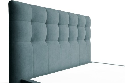 A Malibu kárpitozott fejtámla fényűző érzést kölcsönöz hálószobájának. Természetes, kiváló minőségű anyagokból készült, ami nemcsak elegáns megjelenést, hanem kényelmes alvást is biztosít.