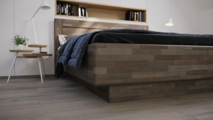 Bemutatjuk a modern dizájn és a strapabíró kézműves kivitelezés csodáját – íme a Siena ágy.
