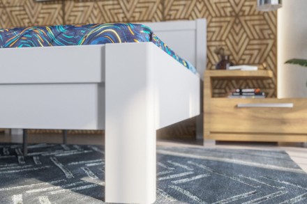 A robusztus, masszív Sion H3 ágy méltóságteljes központi eleme lesz hálószobájának, amely otthonosságot és kényelmet hoz magával.