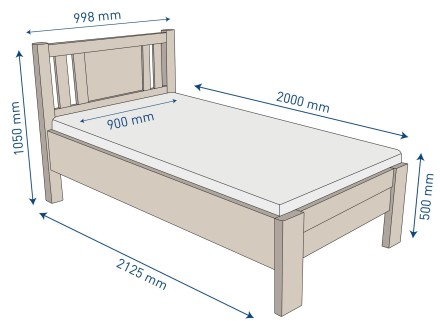 A robusztus, masszív Sion H3 ágy méltóságteljes központi eleme lesz hálószobájának, amely otthonosságot és kényelmet hoz magával.