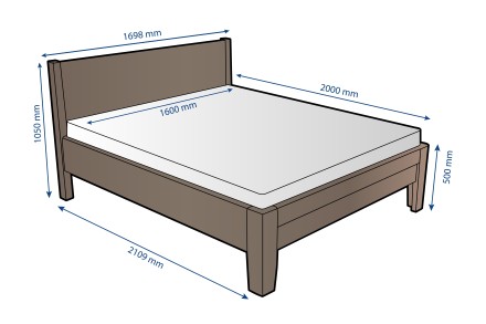 A robusztus, masszív Sion K1 ágy méltóságteljes központi eleme lesz hálószobájának, amely otthonosságot és kényelmet hoz magával.