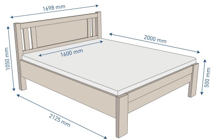 A robusztus, masszív Sion K1 ágy méltóságteljes központi eleme lesz hálószobájának, amely otthonosságot és kényelmet hoz magával.