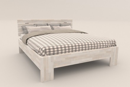 A tömör fából készült TESA ágy erős vázzal és minőségi,tartós kivitelű, erős vasalatokkal rendelkezik, melyek időtállóak.