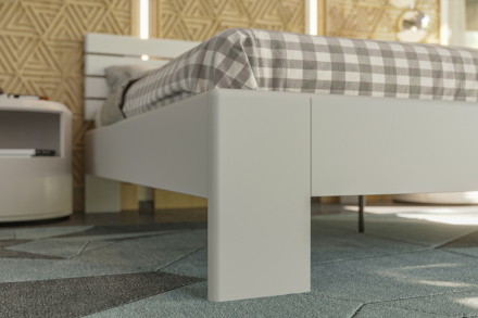 A tömör fából készült TESA ágy erős vázzal és minőségi,tartós kivitelű, erős vasalatokkal rendelkezik, melyek időtállóak.