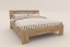 A tömör fából készült TESA ágy erős vázzal és minőségi,tartós kivitelű, erős vasalatokkal rendelkezik, melyek időtállóak.