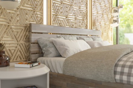 A tömör fából készült TESA ágy erős vázzal és minőségi,tartós kivitelű, erős vasalatokkal rendelkezik, melyek időtállóak.