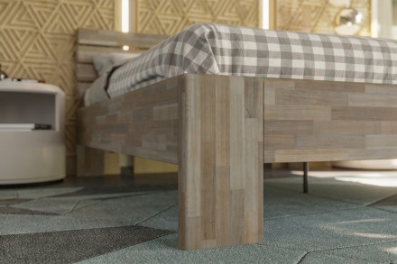 A tömör fából készült TESA ágy erős vázzal és minőségi,tartós kivitelű, erős vasalatokkal rendelkezik, melyek időtállóak.