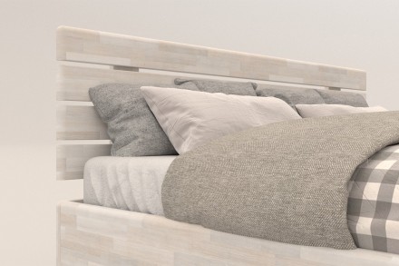 A tömör fából készült TESA ágy erős vázzal és minőségi,tartós kivitelű, erős vasalatokkal rendelkezik, melyek időtállóak.