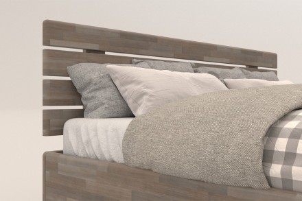 A tömör fából készült TESA ágy erős vázzal és minőségi,tartós kivitelű, erős vasalatokkal rendelkezik, melyek időtállóak.