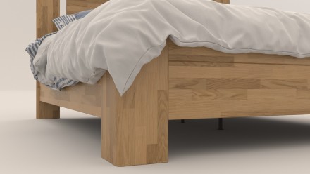 Magas és szilárd tömörfa ágy