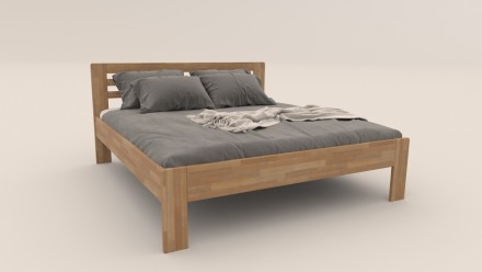 Légies ágy minőségi bükk- vagy tölgyfából