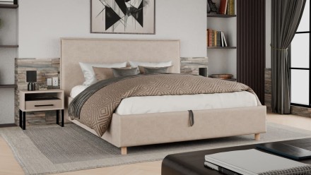 A Valentino fejtámla egyszerű stílusának köszönhetően minden hálószobába illik.