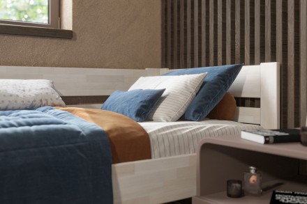 Olyan ágyat keres, amely évtizedekig kitart? A tömör fából készült Wanda ággyal ezt a kitűzött célt elérheti.