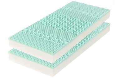 Kétféle keménységi érzet - 2 és 3 | Hab matrac | Magassága 19 cm | Terhelhetőség 130 kg | Jótállás 2 év