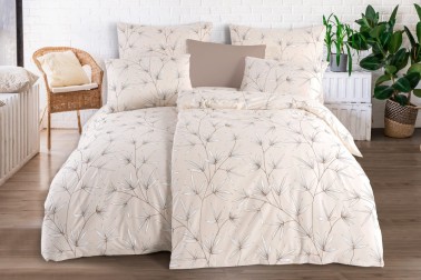 Az ágynemű kellemes tapintású, kiválóan elvezeti a nedvességet, és szinte egyáltalán nem gyűrődik.