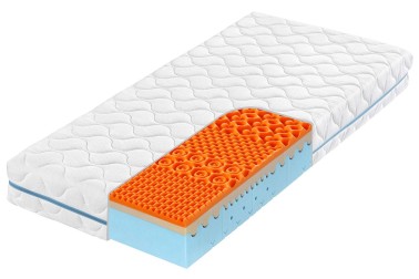 Kétféle keménységi érzet - 3 és 4 | Hab matrac | Magassága 18 cm | Terhelhetőség 125 kg | Jótállás 4 év