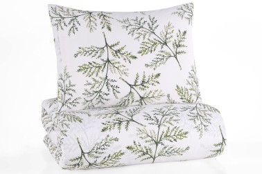 Az ágynemű kellemes tapintású, kiválóan elvezeti a nedvességet, és szinte egyáltalán nem gyűrődik.