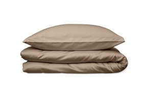 Pamut ágynemű, barna színű 140x200 cm + 70x90 cm