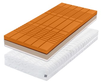 Kétféle keménységi érzet - 3 és 4 | Hab matrac | Magassága 20 cm | Terhelhetőség 130 kg | Jótállás 5 év