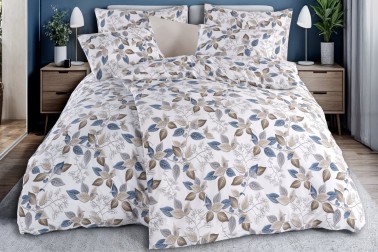 Az ágynemű kellemes tapintású, kiválóan elvezeti a nedvességet, és szinte egyáltalán nem gyűrődik.